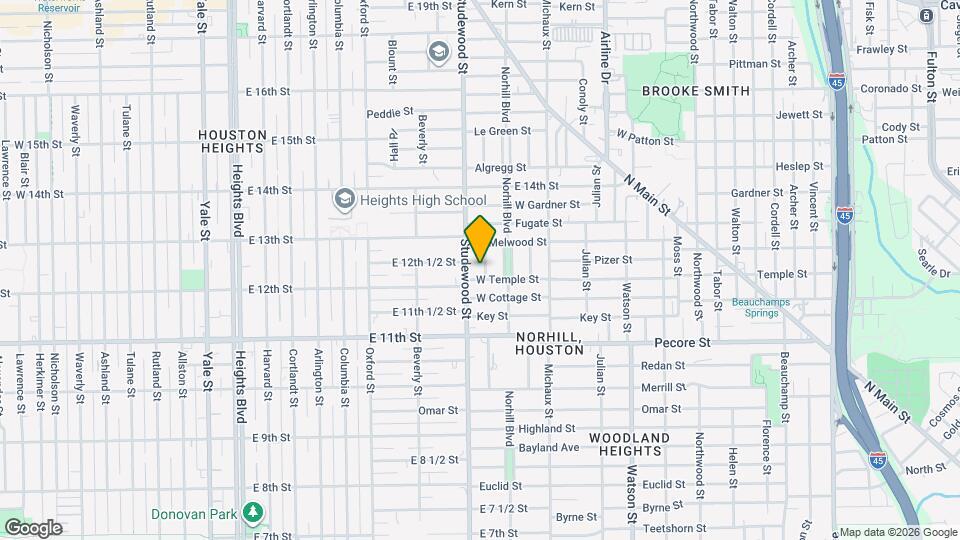 4009 Oakridge St Map and Location Details