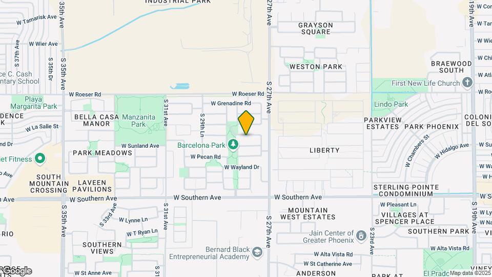 2741 W Bowker St Map and Location Details
