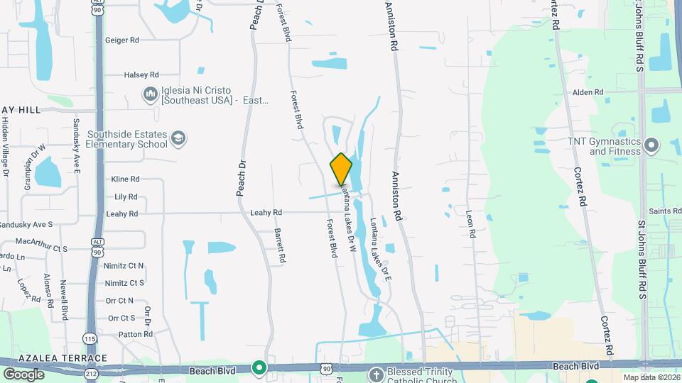 2798 Lantana Lakes Dr W Map and Location Details