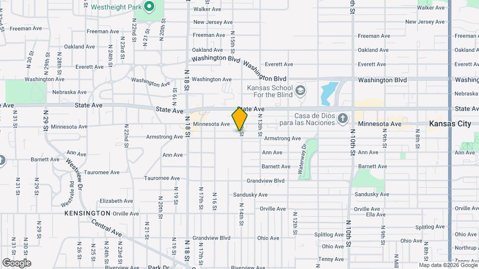 1402 Armstrong Ave Map and Location Details