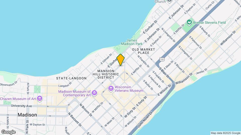 125 E Johnson St, Unit #2 Mapa y Detalles de la Ubicación