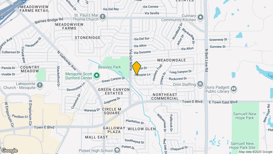 616 Prairie Ln Mapa y Detalles de la Ubicación