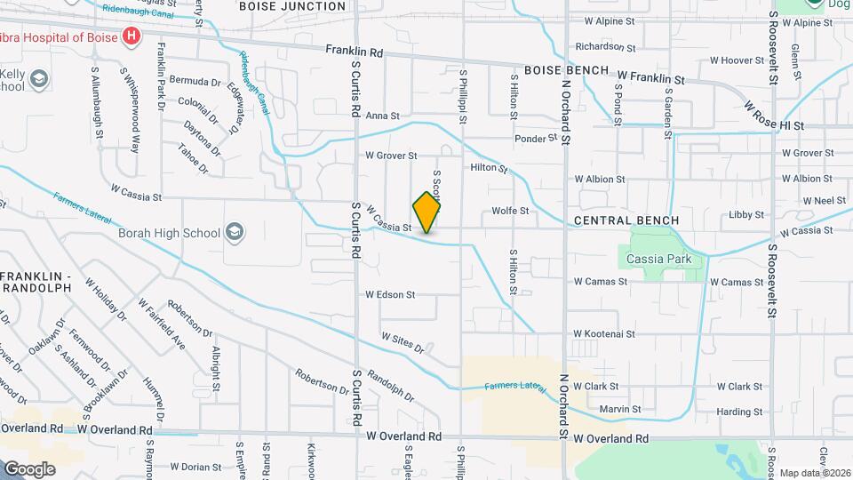 5593 W Cassia St Map and Location Details