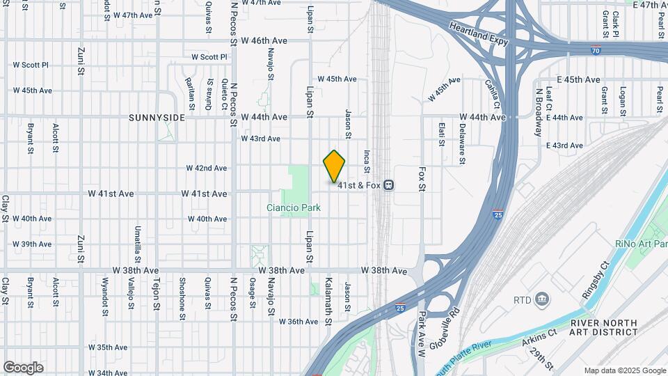 4102 Kalamath St Map and Location Details