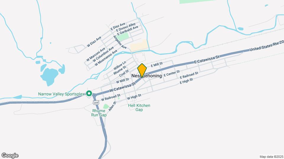 27 W Catawissa St Mapa y Detalles de la Ubicación