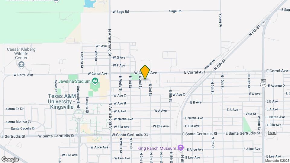 419 W Mesquite Ave Map and Location Details