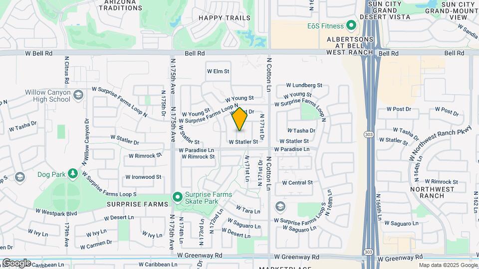 16343 N 172nd Ave Map and Location Details