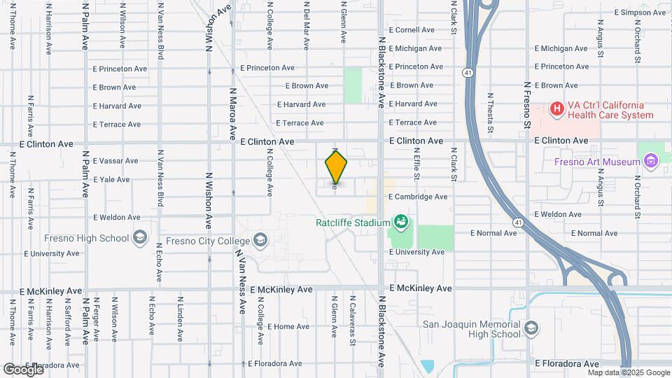 2126 N Glenn Ave Map and Location Details