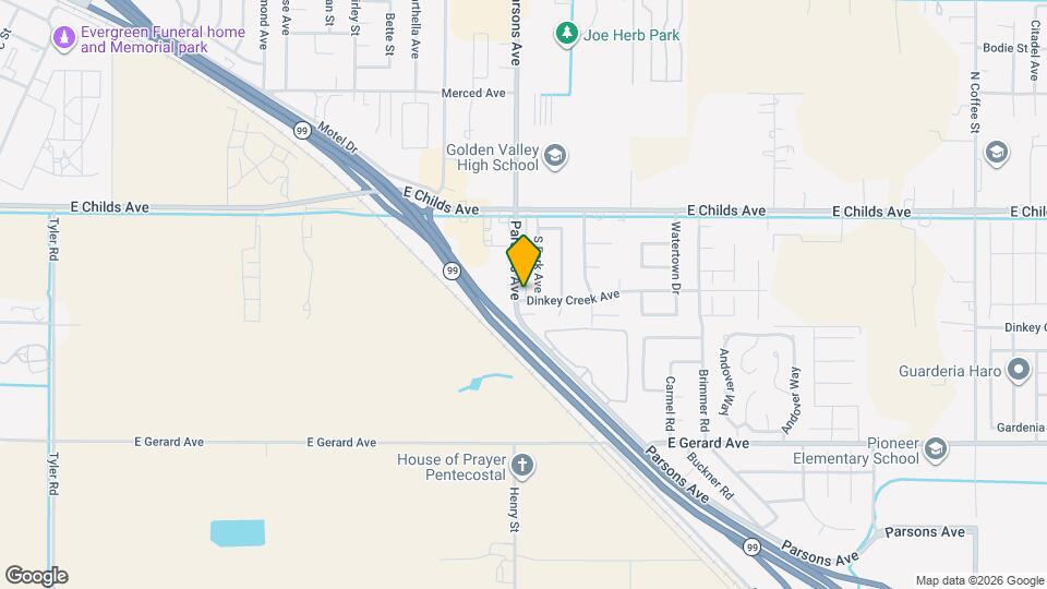 154 S Parsons Ave Map and Location Details