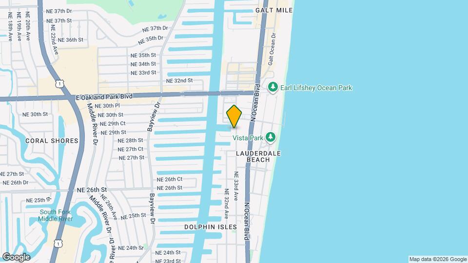 2917 NE 33rd Ave, Unit 3A Map and Location Details