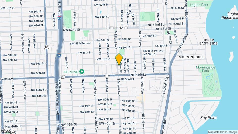 5545 N Miami Ave Map and Location Details