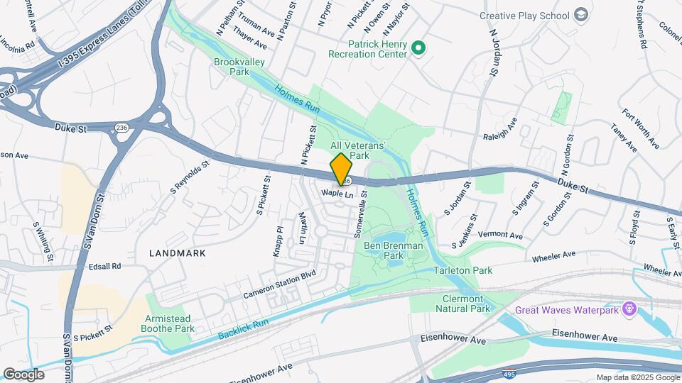 5001 Waple Ln Map and Location Details