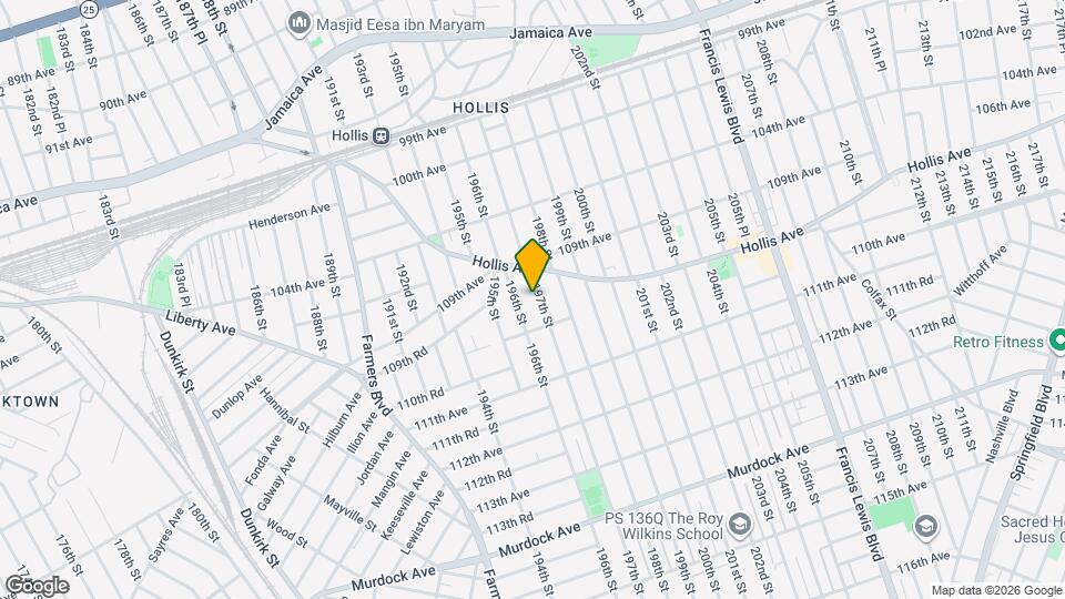 109-32 197th St Map and Location Details