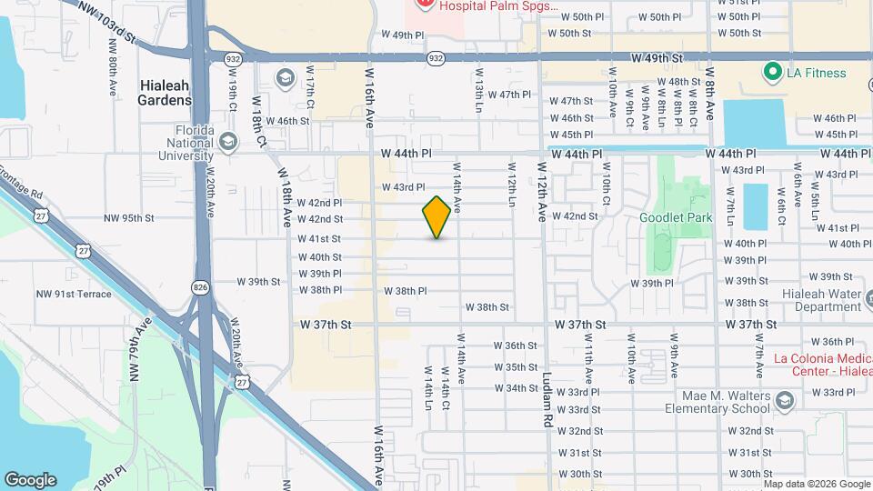 1460 W 41st St Map and Location Details