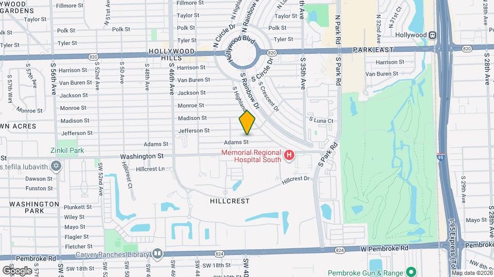 3917 Adams St Map and Location Details