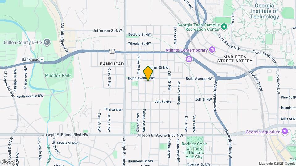 539 Paines Ave NW, Unit #2 Mapa y Detalles de la Ubicación