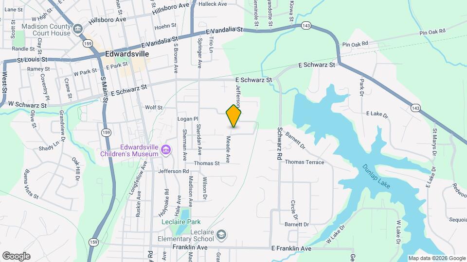 707 Hilda St Map and Location Details