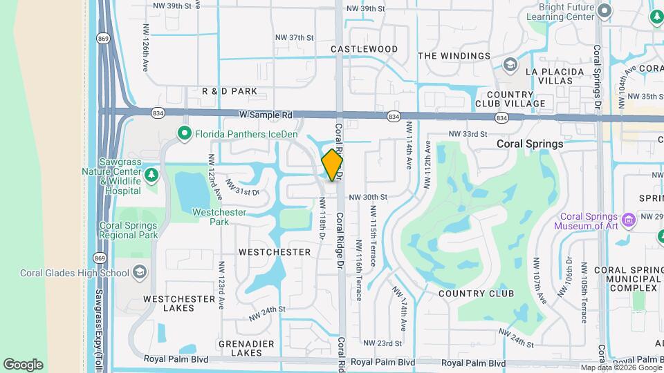 3035 NW 118th Dr Mapa y Detalles de la Ubicación