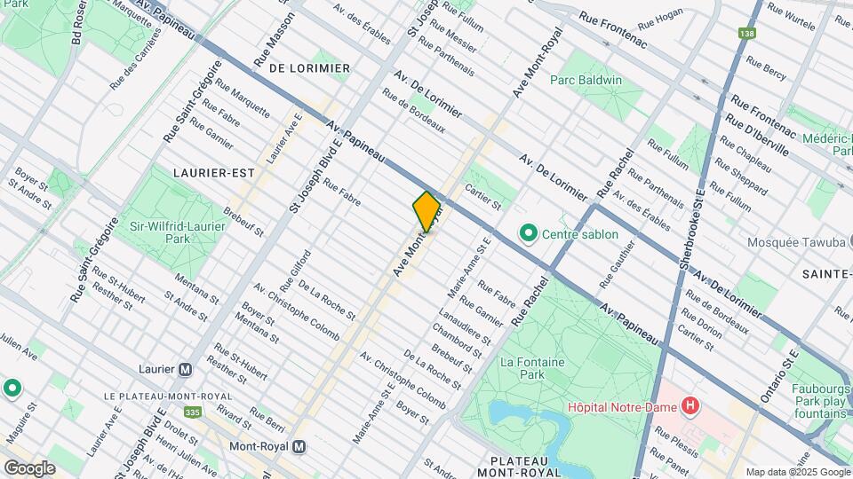 1554-1568 du Mont-Royal E Map and Location Details