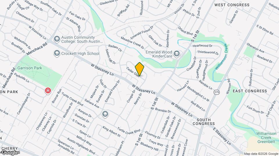 807 Cedar Glen Map and Location Details