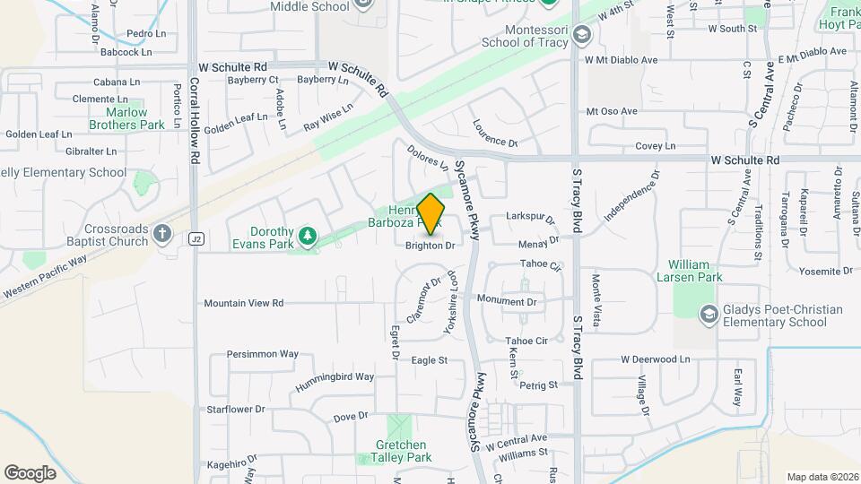 1321 Brighton Dr Map and Location Details