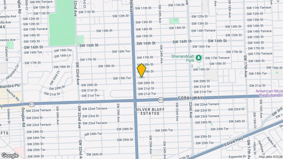 2544 SW 19th Ter, Unit Casa Silvano Map and Location Details
