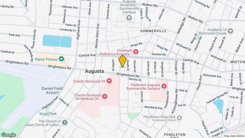 1544 Whitney St Mapa y Detalles de la Ubicación