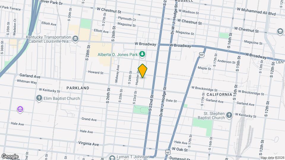 848 S 23rd St Map and Location Details