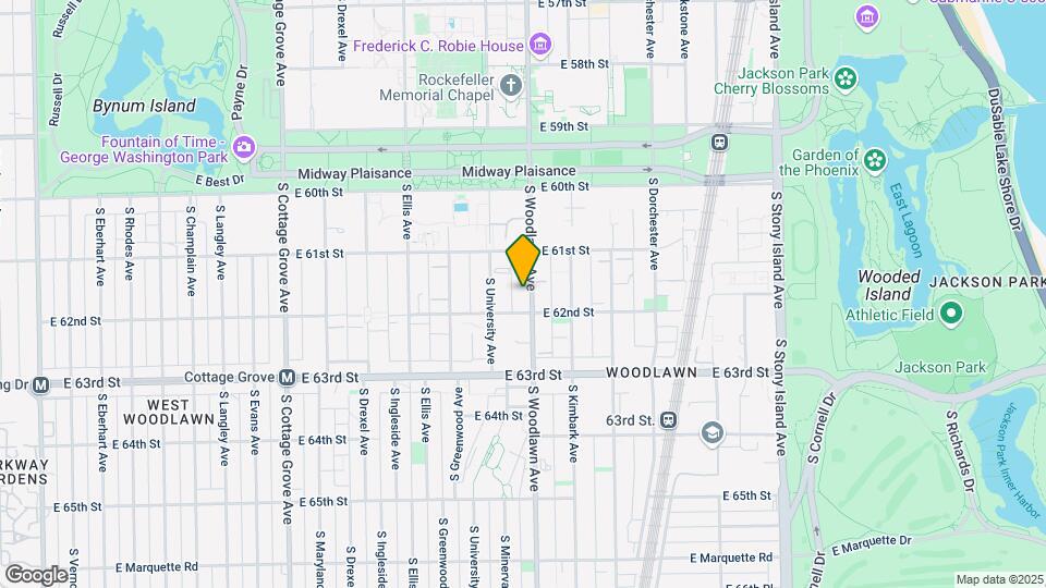 6142 S Woodlawn Map and Location Details