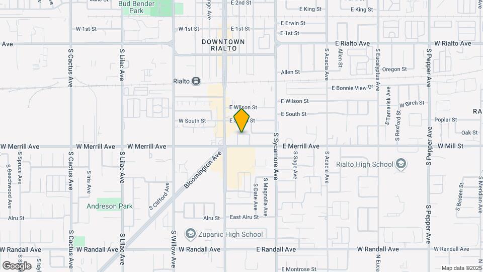 166 E Merrill Ave Map and Location Details