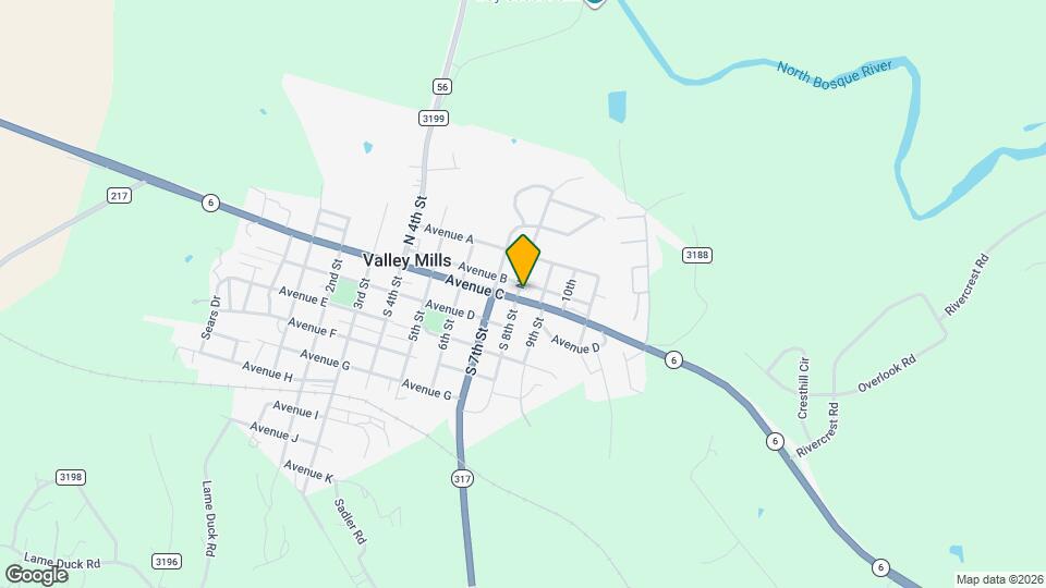 805 E Avenue C Map and Location Details