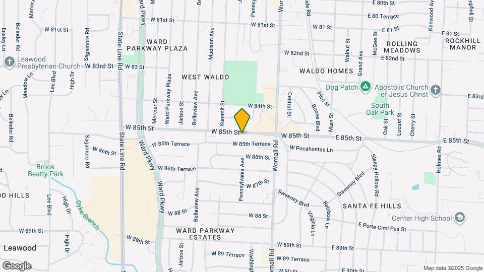 617 W 85th St Map and Location Details