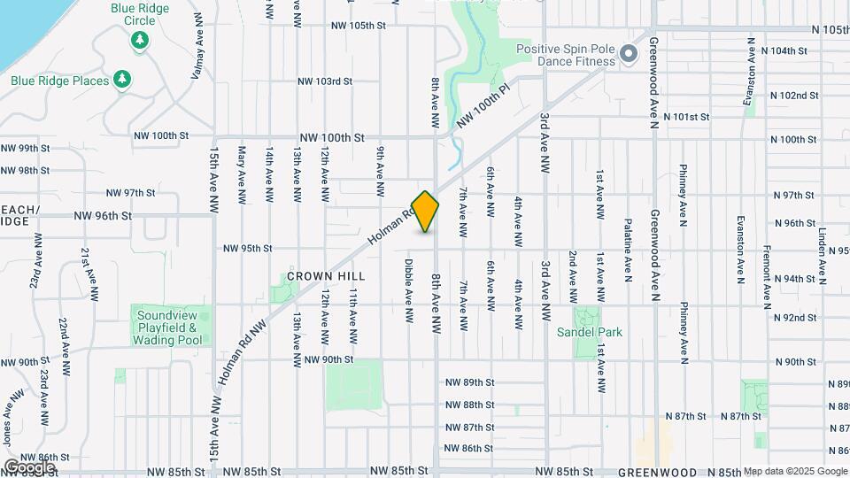 9509 8th Ave NW Map and Location Details