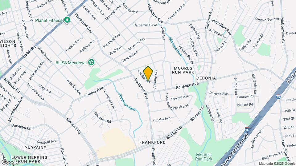 4923 Lasalle Ave Map and Location Details