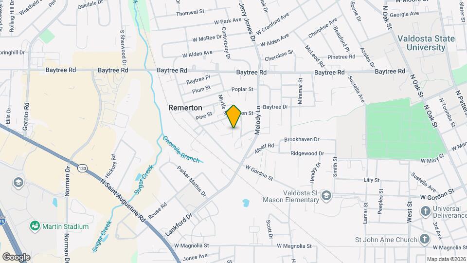 1520 Woodard St Map and Location Details