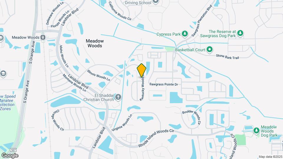 890 Kentucky Woods Ln E Map and Location Details
