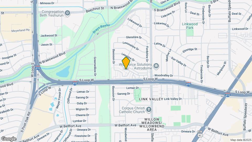 4103 Breakwood Dr Map and Location Details