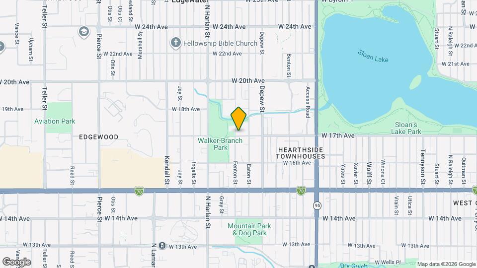 1702 Fenton St Mapa y Detalles de la Ubicación