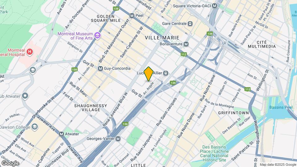 1438 Overdale Av Map and Location Details