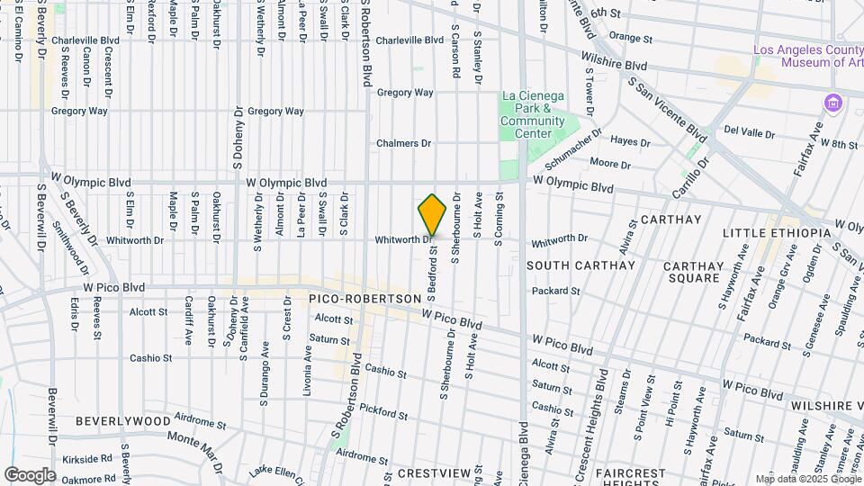 1101 S Bedford St Mapa y Detalles de la Ubicación