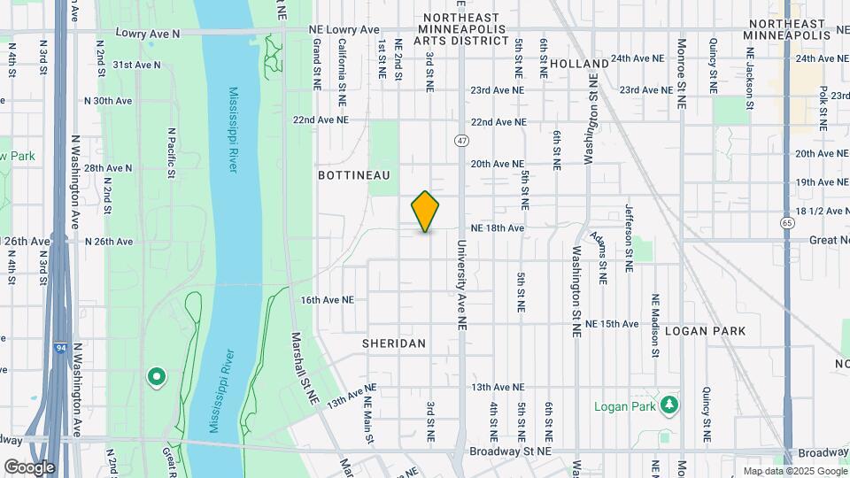 1720 3rd St NE Map and Location Details