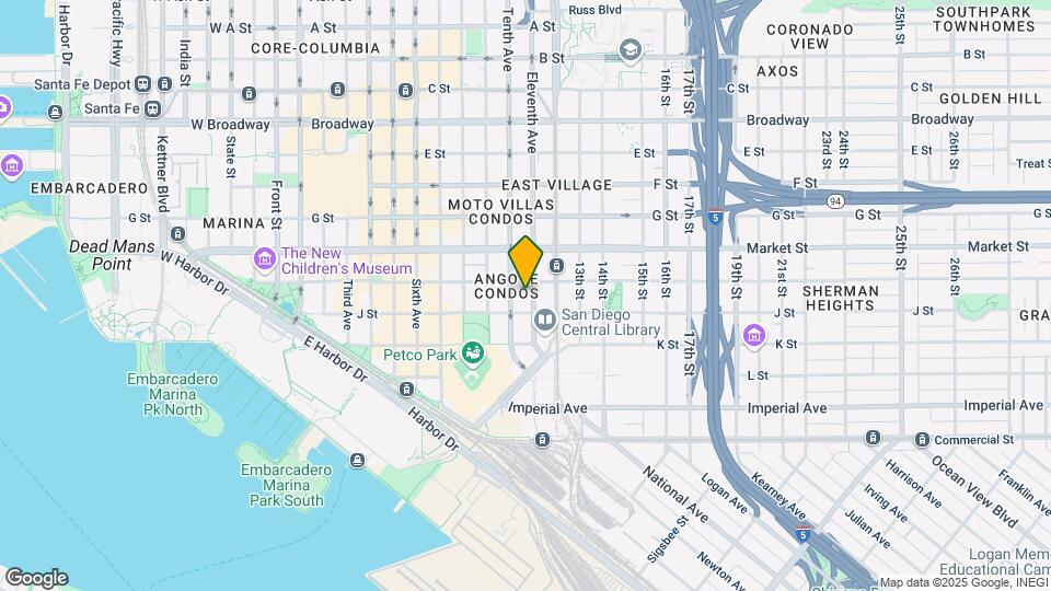 1025 Island Ave Map and Location Details