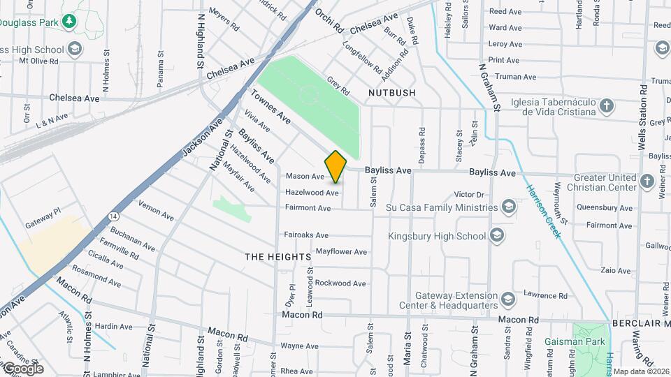 3732 Hazelwood Ave Map and Location Details