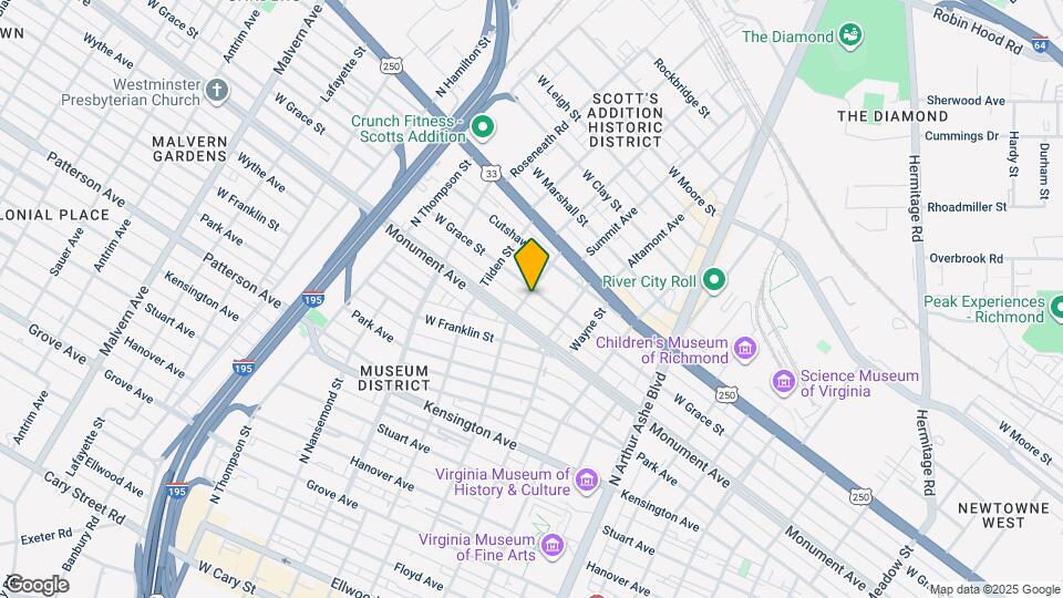 3131 W Grace St, Unit 1 Mapa y Detalles de la Ubicación