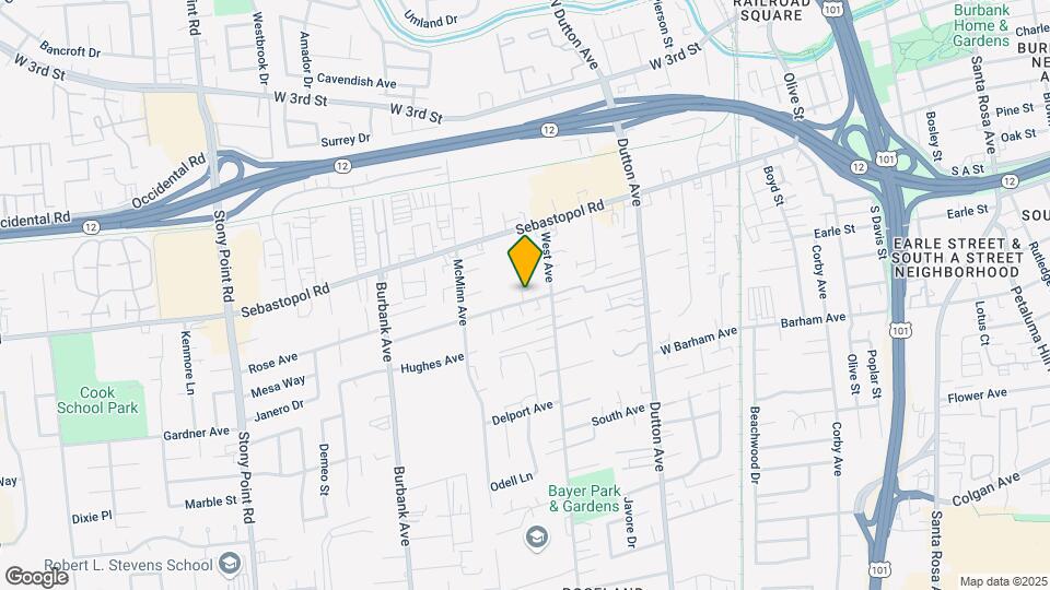 939 Sunset Ave Mapa y Detalles de la Ubicación