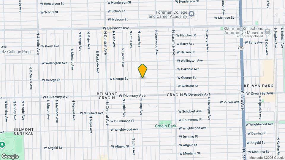 2855 N Long Ave Map and Location Details