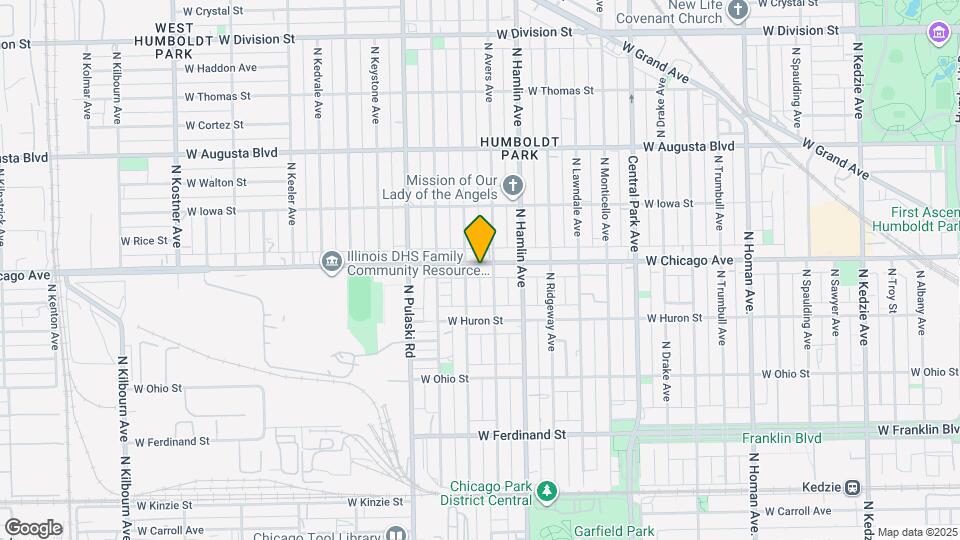 750 N Avers Ave Mapa y Detalles de la Ubicación