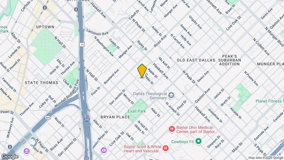 3819 N Washington Row Map and Location Details