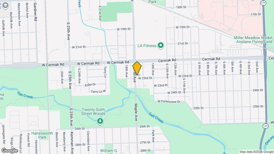 2263 S 17th Ave Map and Location Details