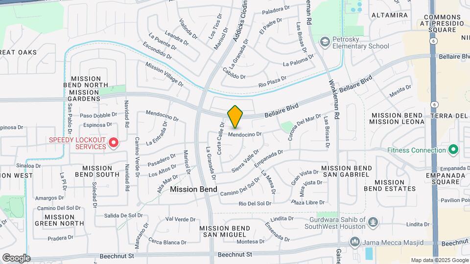 15614 Mendocino Dr Mapa y Detalles de la Ubicación